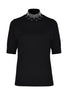 Husk Stud Knit Bl - Black