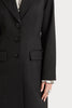 Husk Noir Coat - Pinstripe