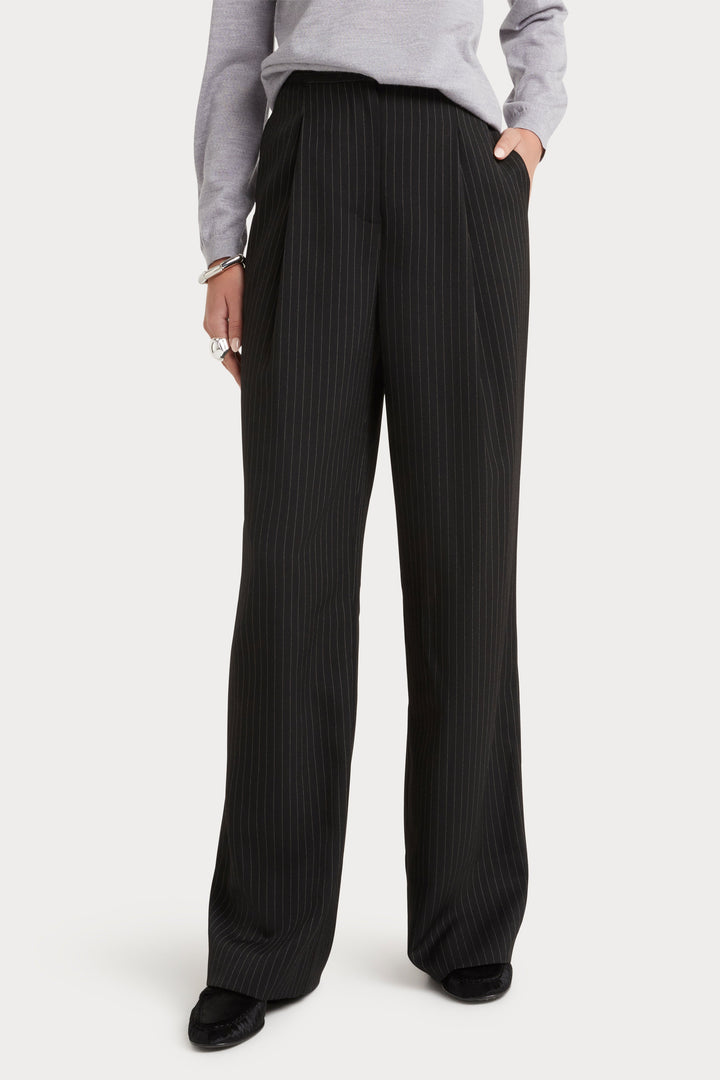 Husk Noir pant - Pinstripe