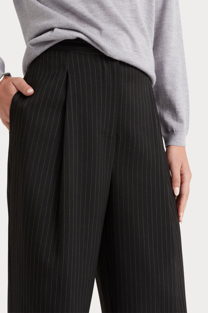 Husk Noir pant - Pinstripe