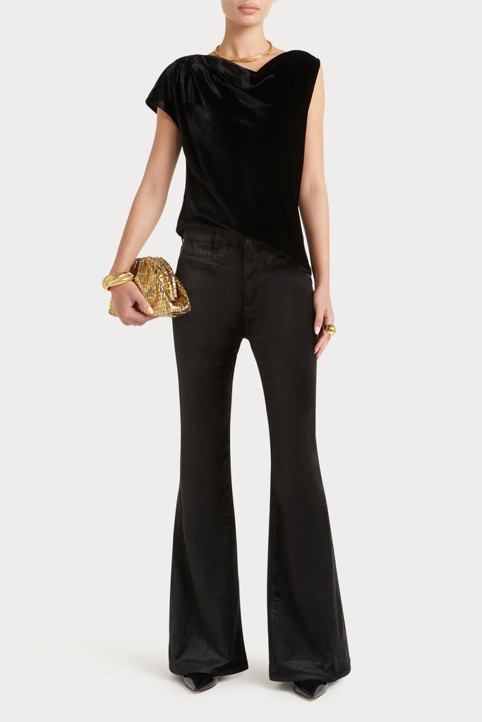 Husk Opium Top - Black