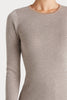Husk Merino Crew - Stone Strp