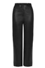 Husk Crop Leather - Black