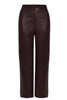 Husk Crop Leather - Chocolate