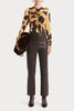 Husk Crop Leather - Chocolate