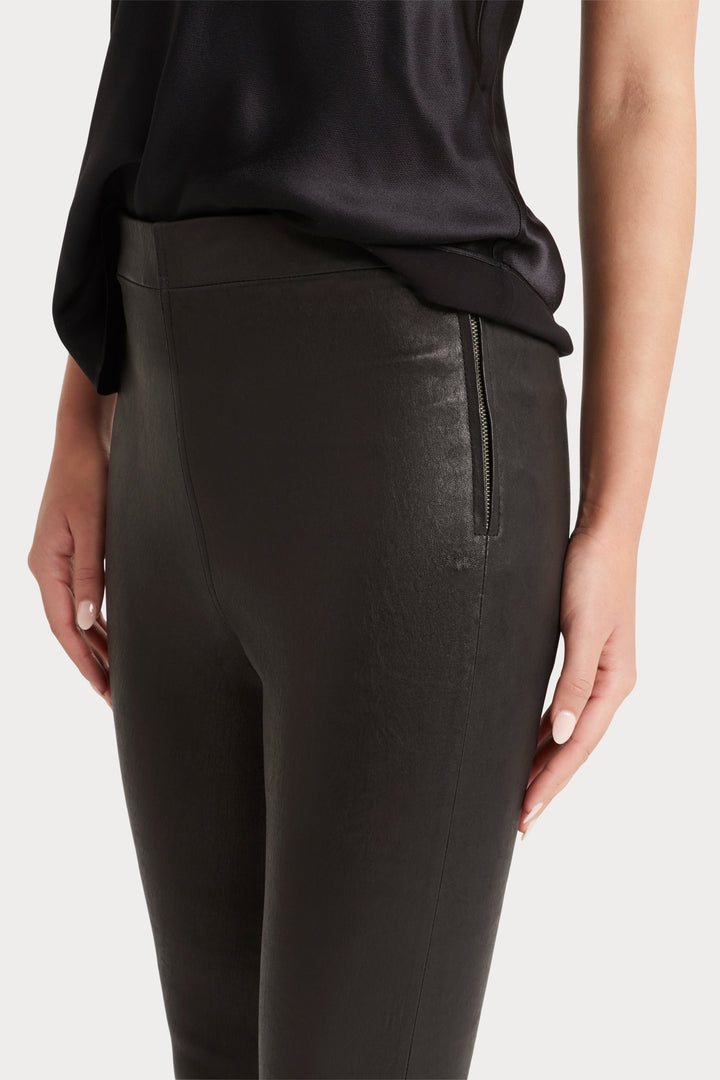 Husk Leather Legging - Black