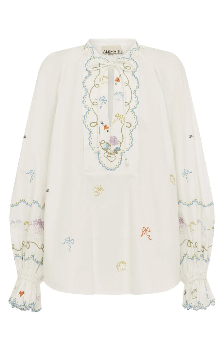 Alemais Giulia Blouse - Cream