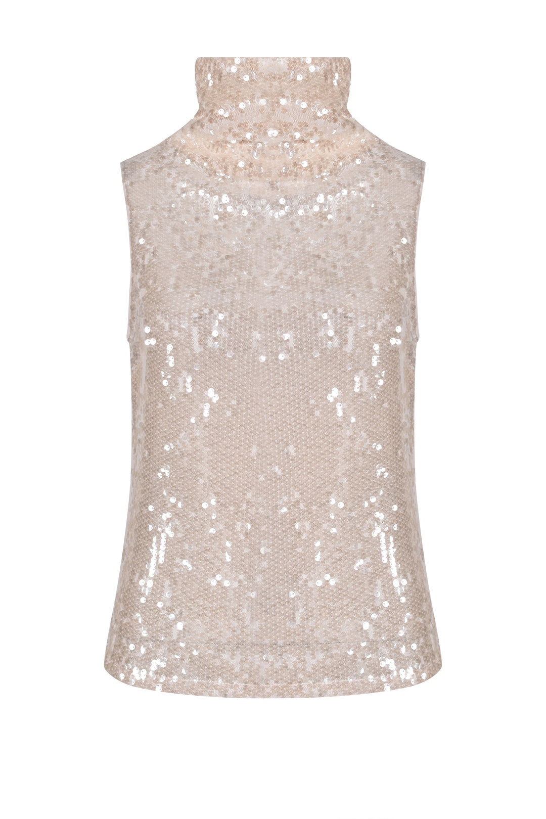 Alysi Pailette Top - White