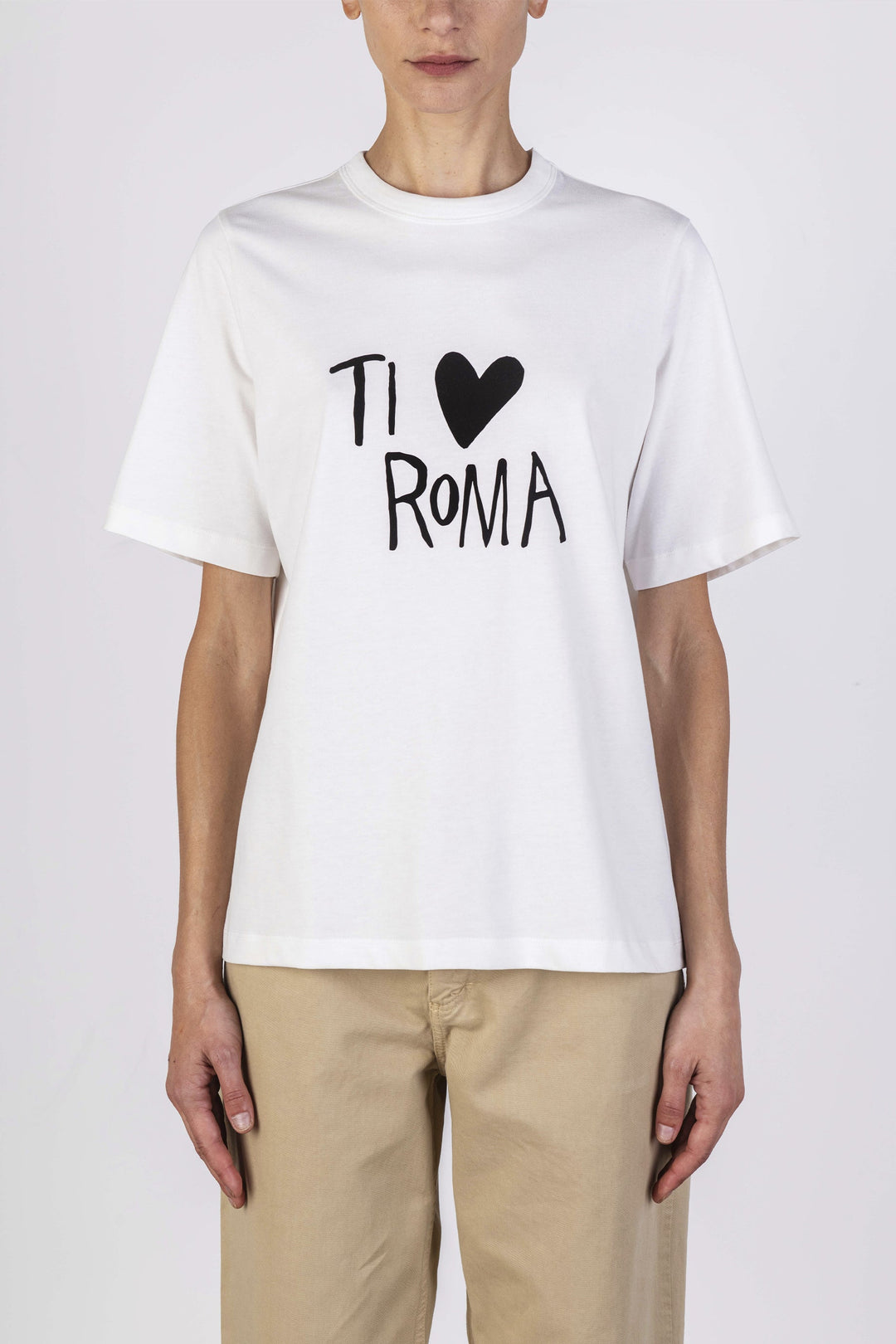 Alysi Roma Tshirt - Latte