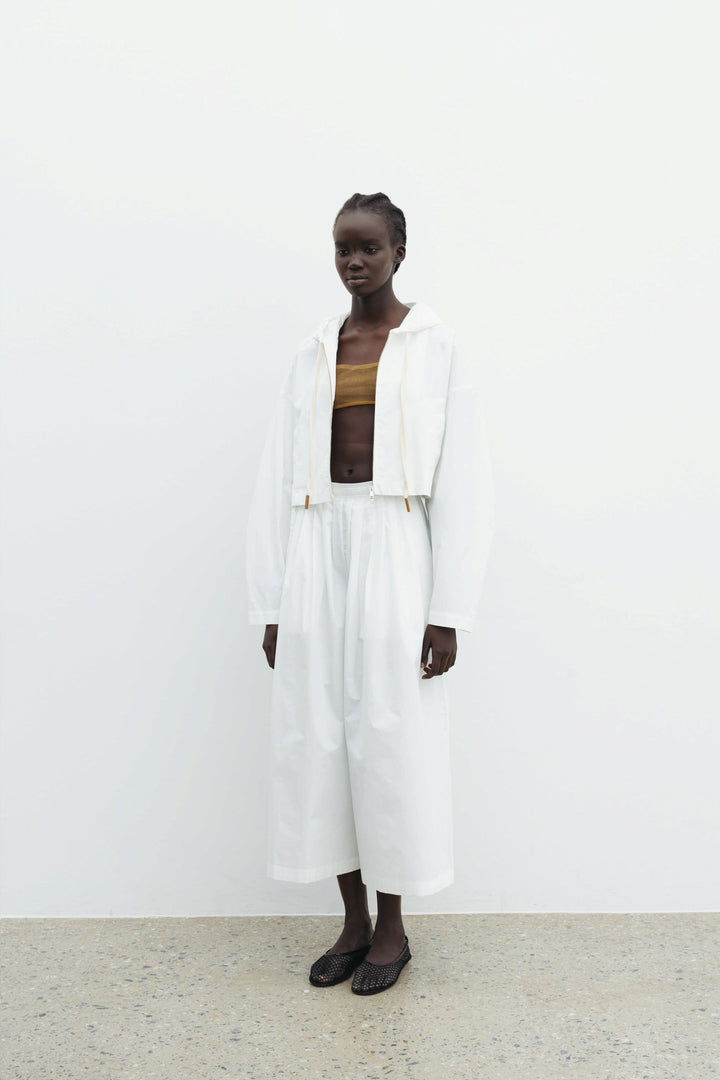 The Loom Hooded Jacket - White