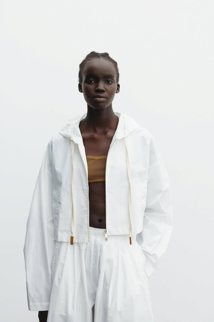 The Loom Hooded Jacket - White