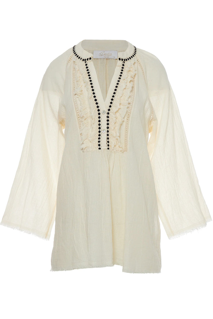 Devotion Twins Apology Blouse - Off White