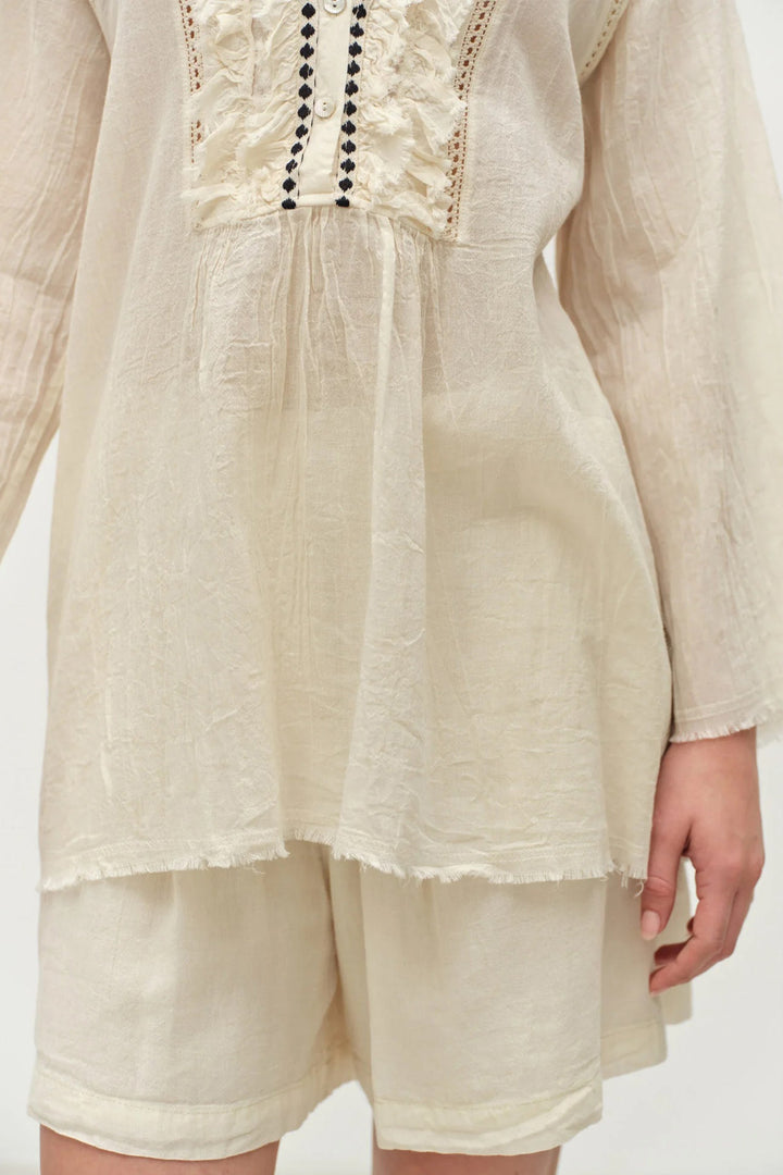 Devotion Twins Apology Blouse - Off White