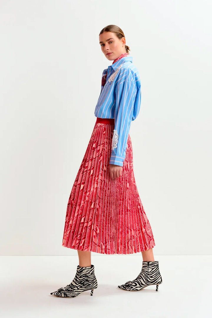 Essentiel Antwerp Indira Skirt - Red