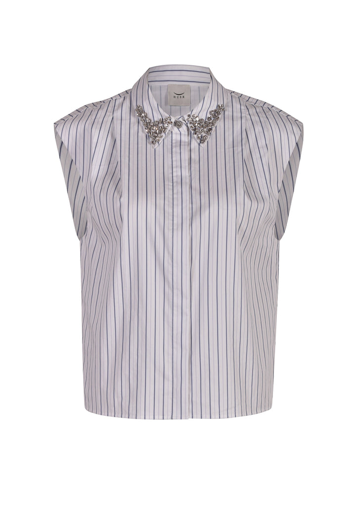 Husk Jewelled Top - Stripe