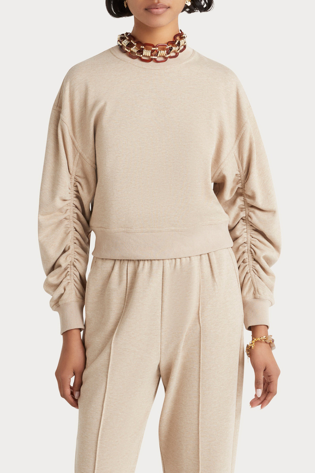 Husk Paloma Crew - Camel