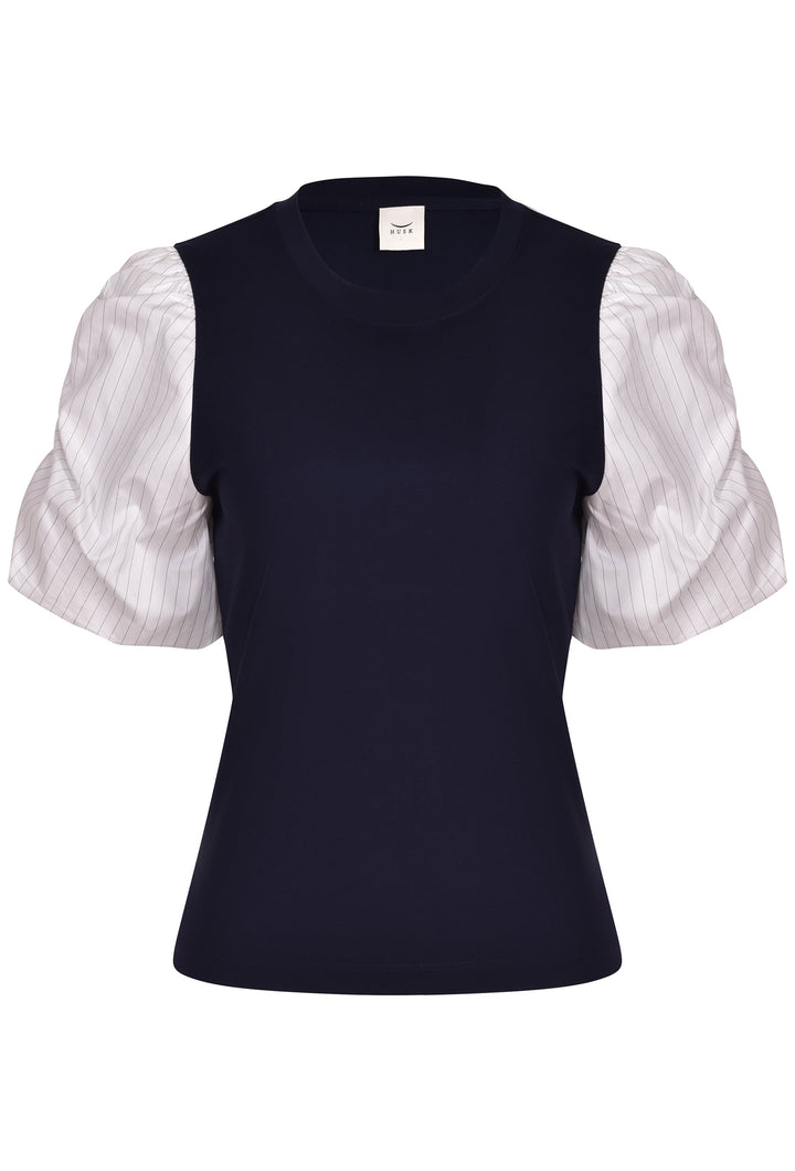 Husk Gabriela Tee - Navy