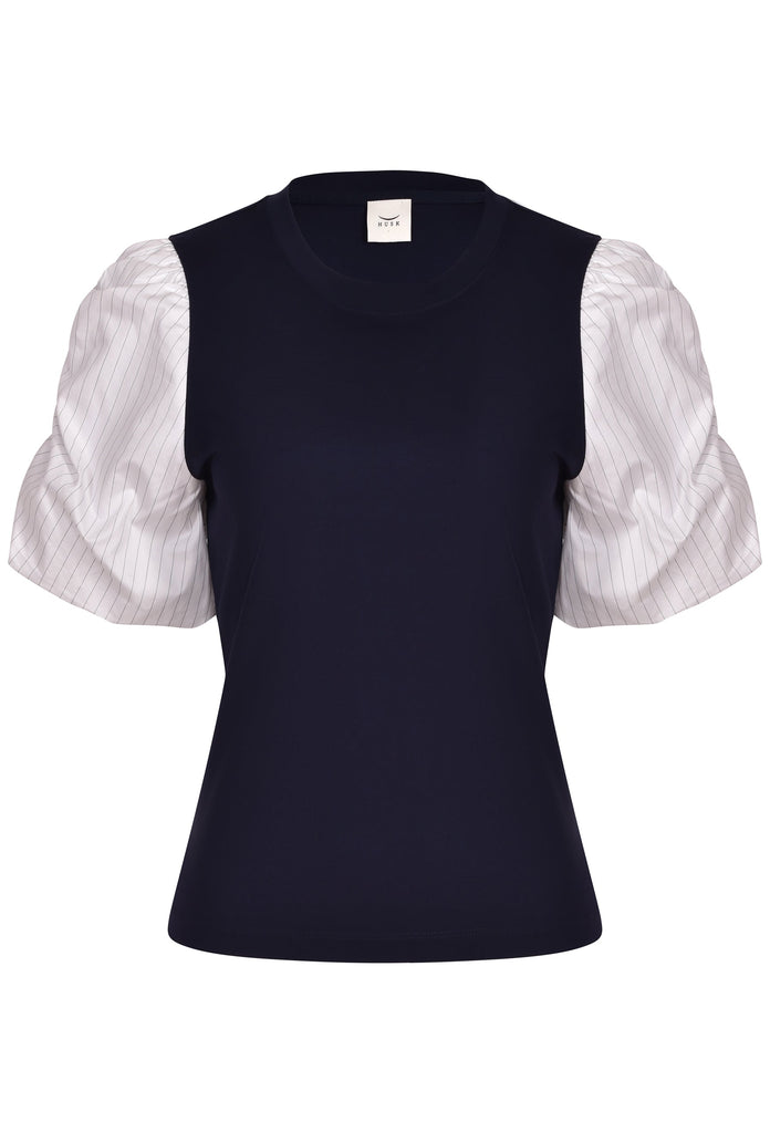 Husk Gabriela Tee - Navy