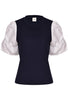 Husk Gabriela Tee - Navy