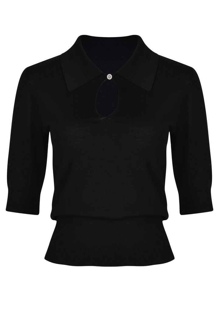 Husk Elb Polo - Black