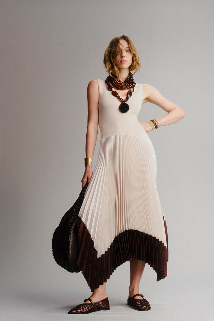 Husk Elodie Dress - Oyster