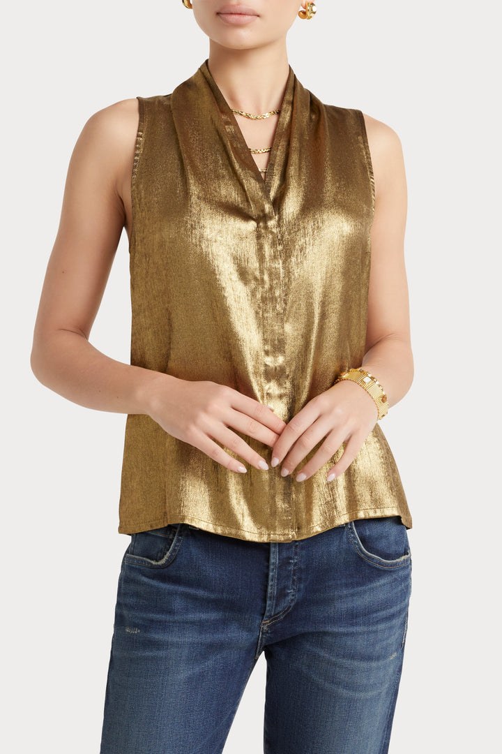 Husk Aurelia Top - Gold