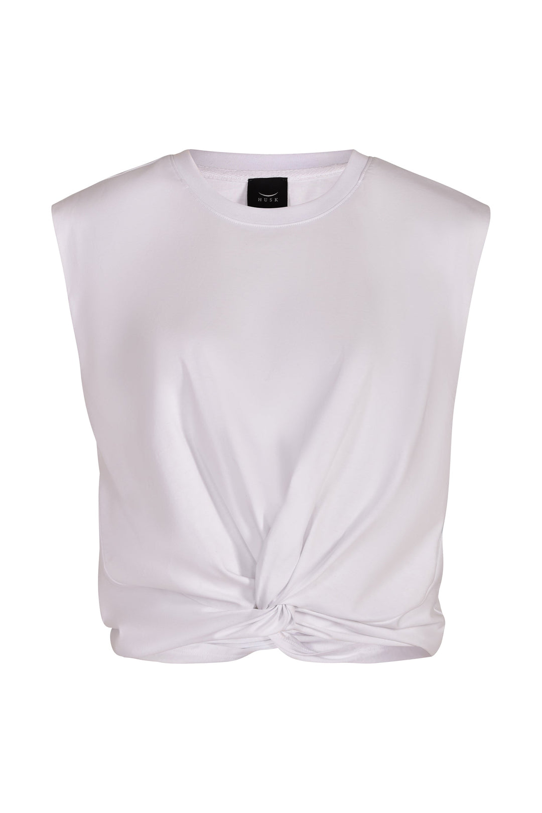 Husk Twist Tee - White