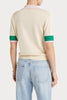 Husk Knit Cuff Polo - Marshmallow