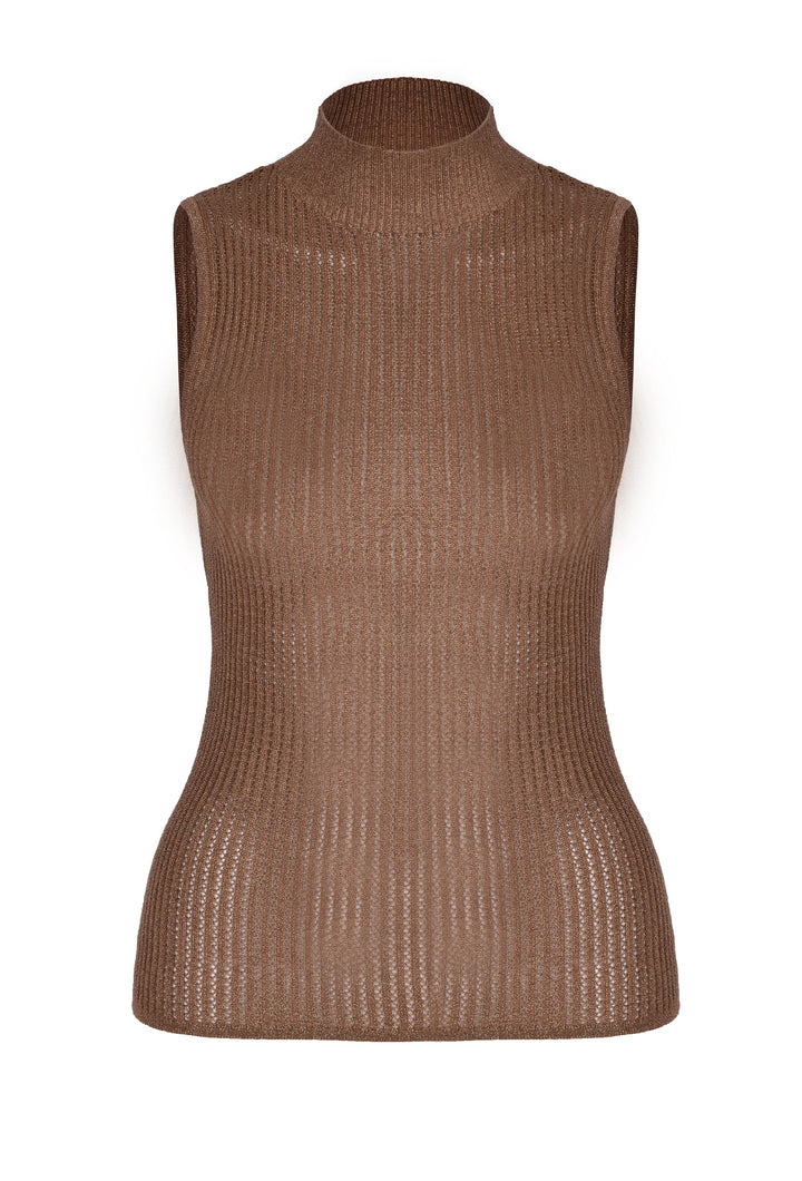 Husk Knit Turtleneck - Coffee