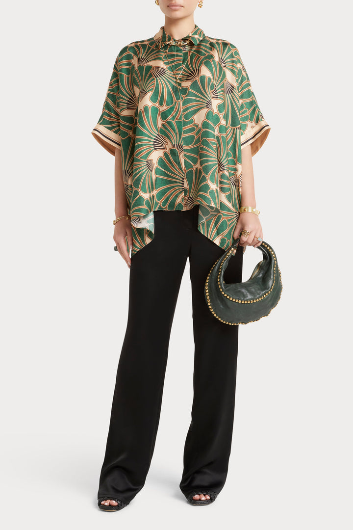 Husk Hazel Top - Print