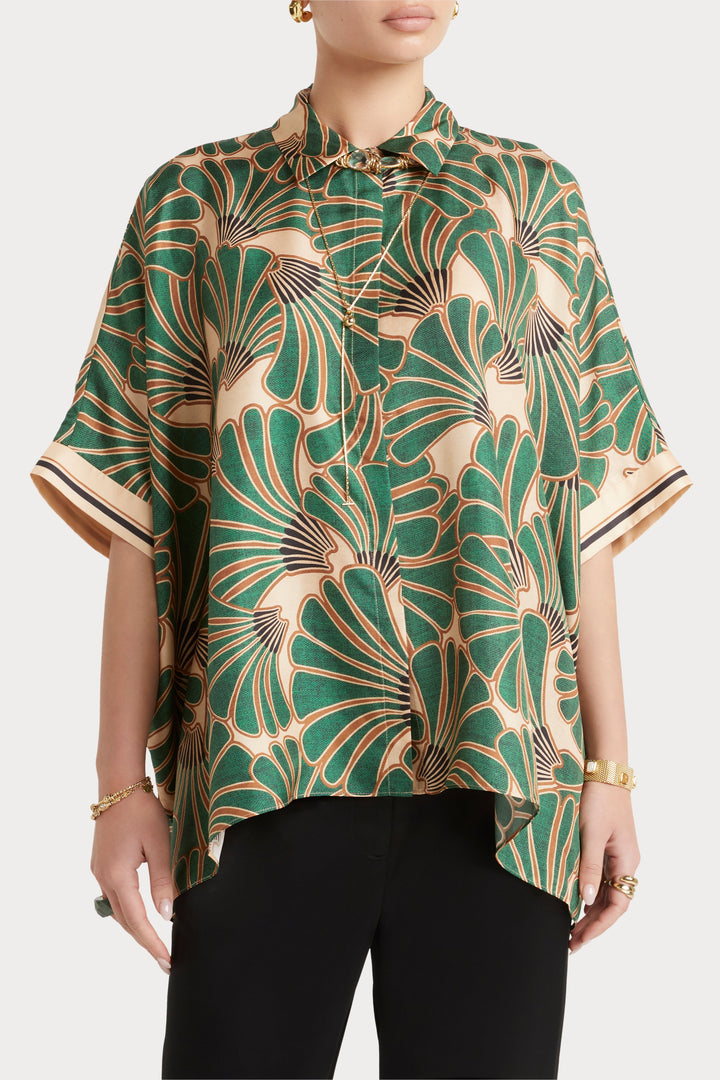 Husk Hazel Top - Print