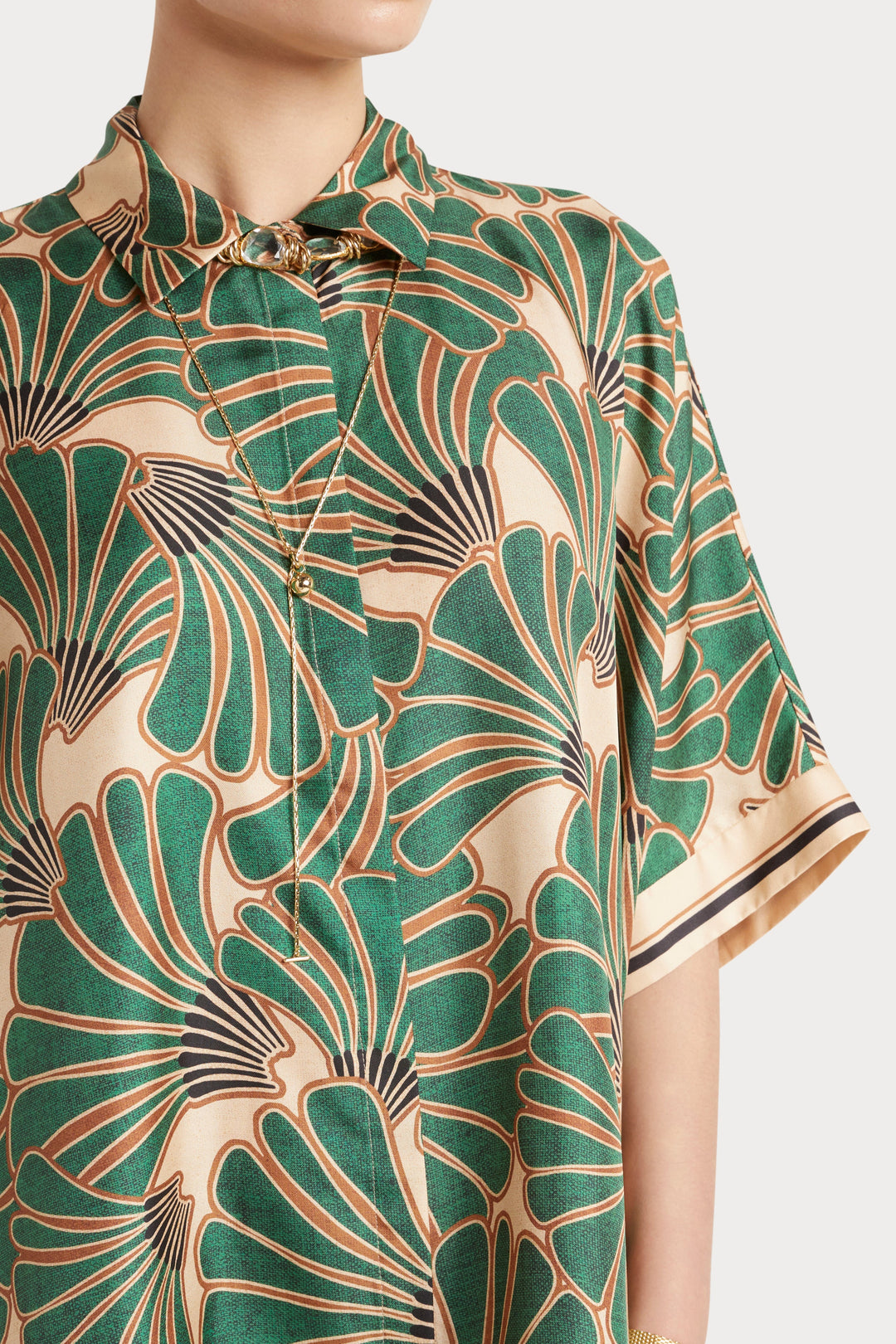Husk Hazel Top - Print