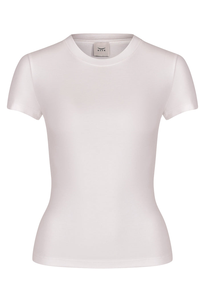 Husk Rib Tee - White