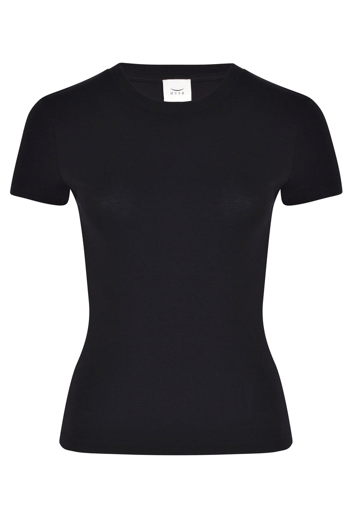 Husk Rib Tee - Black