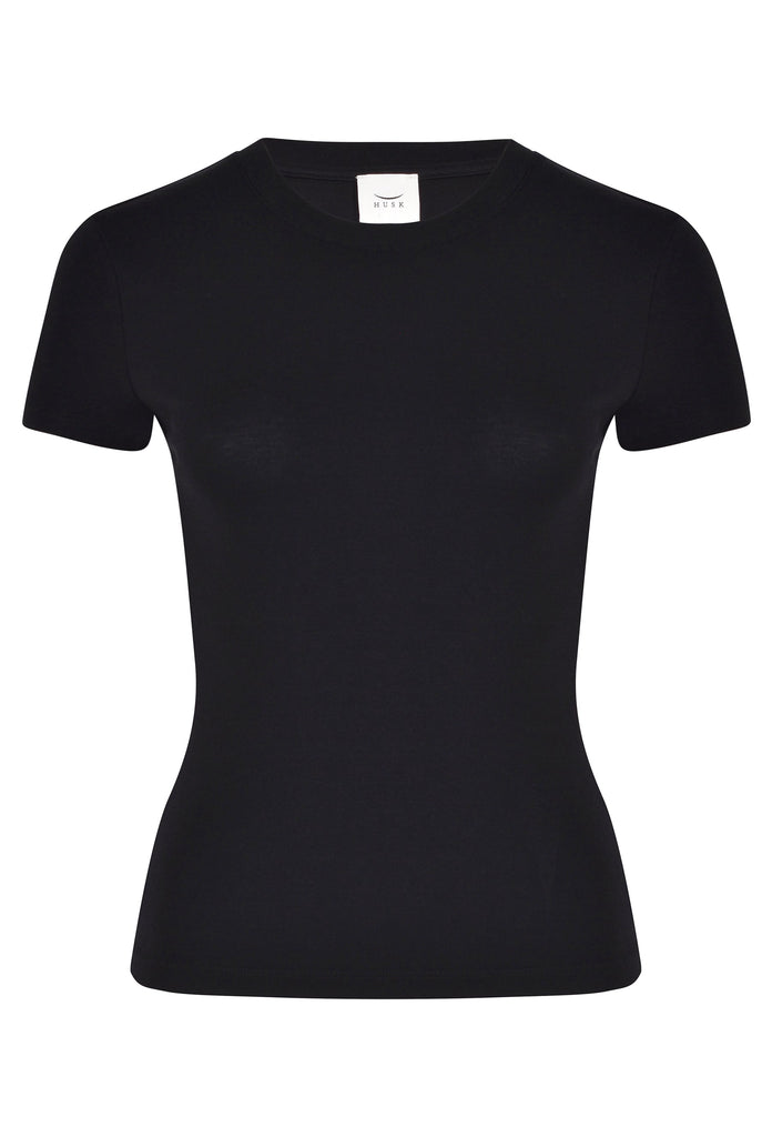 Husk Rib Tee - Black