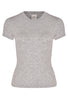Husk Rib Tee - Grey Marle