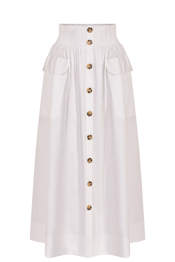 Husk Elodie Skirt - White