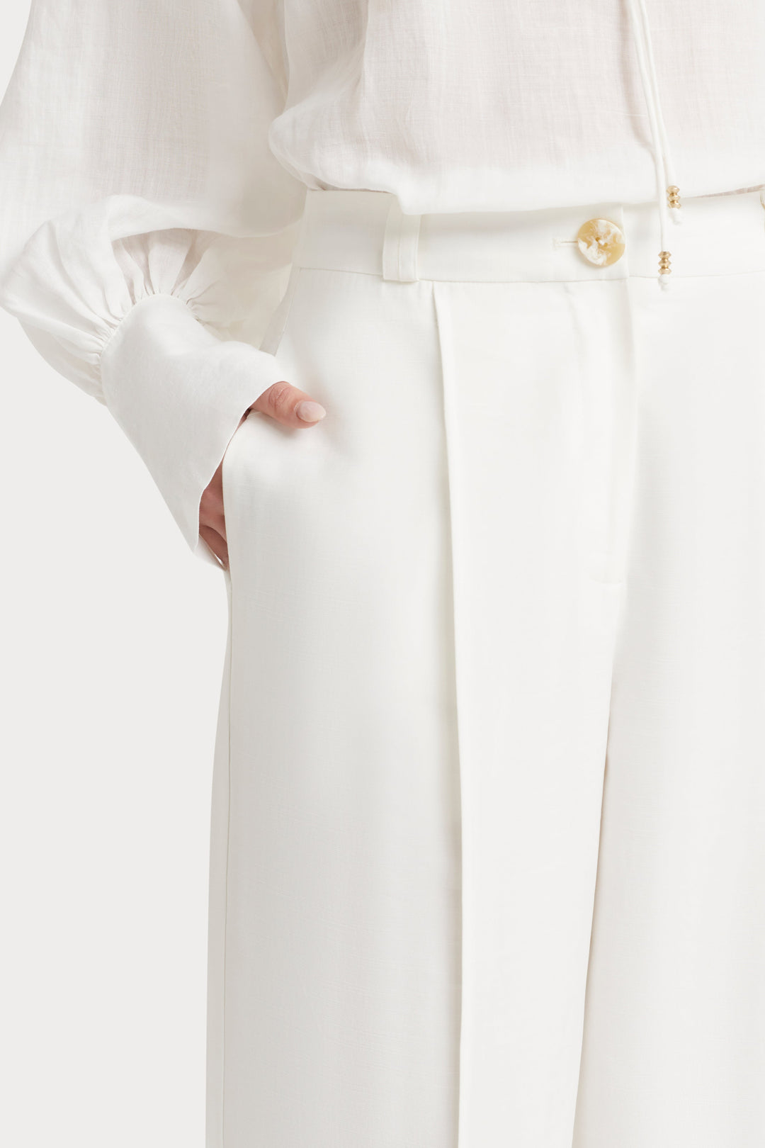 Husk Alba Pant - White