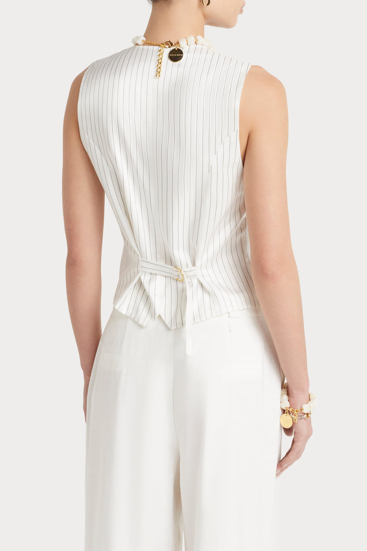 Husk Alba Vest - White