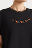 Husk Beaded Tee - Black