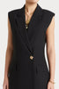 Husk Talia Gilet - Black