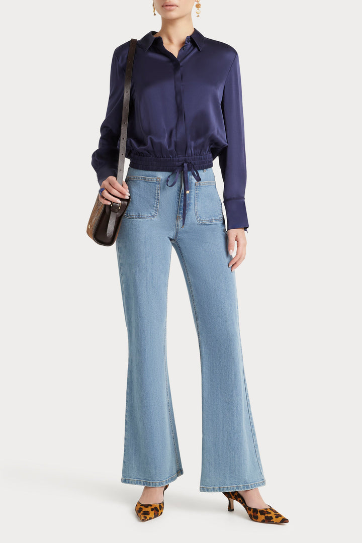 Husk Azalea Top - Navy