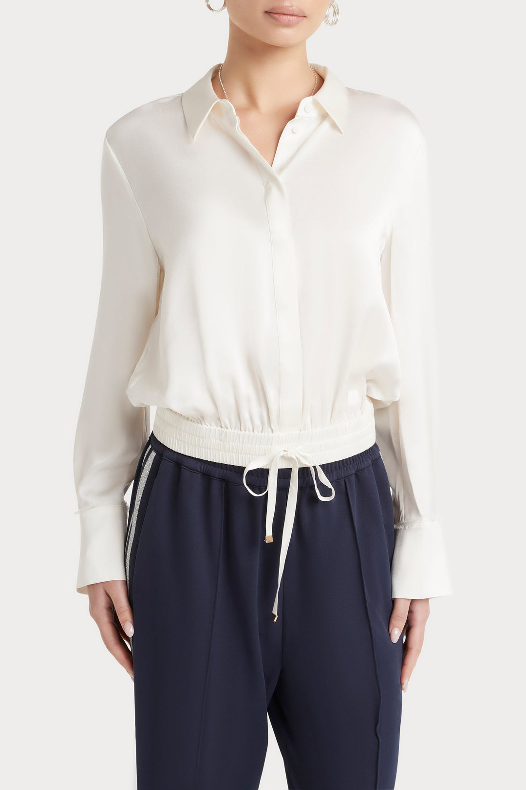 Husk Azalea Top - Oyster