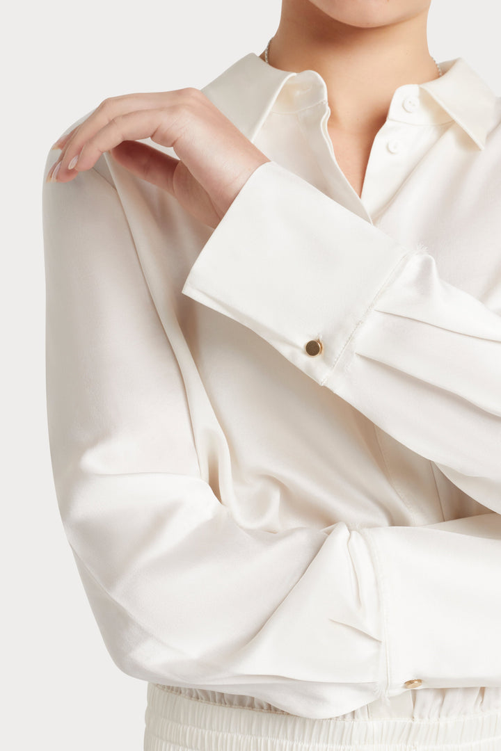 Husk Azalea Top - Oyster