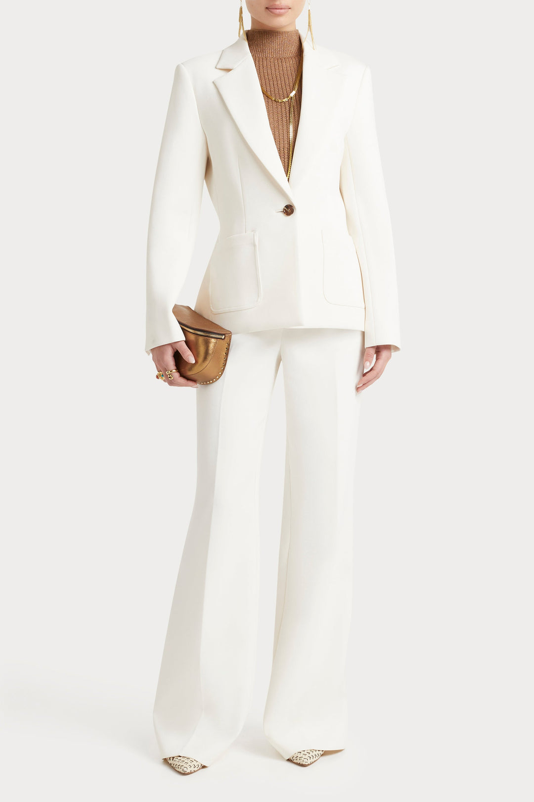 Husk Lily Blazer - Chalk