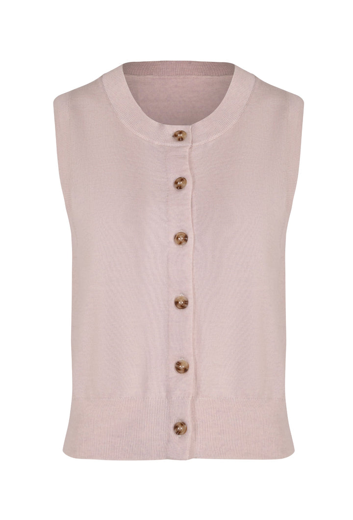 Husk Merino Vest - Marshmallow