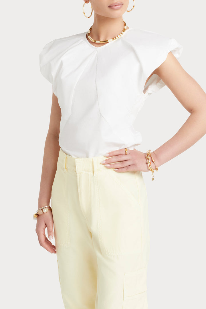 Husk Sakura Top - white