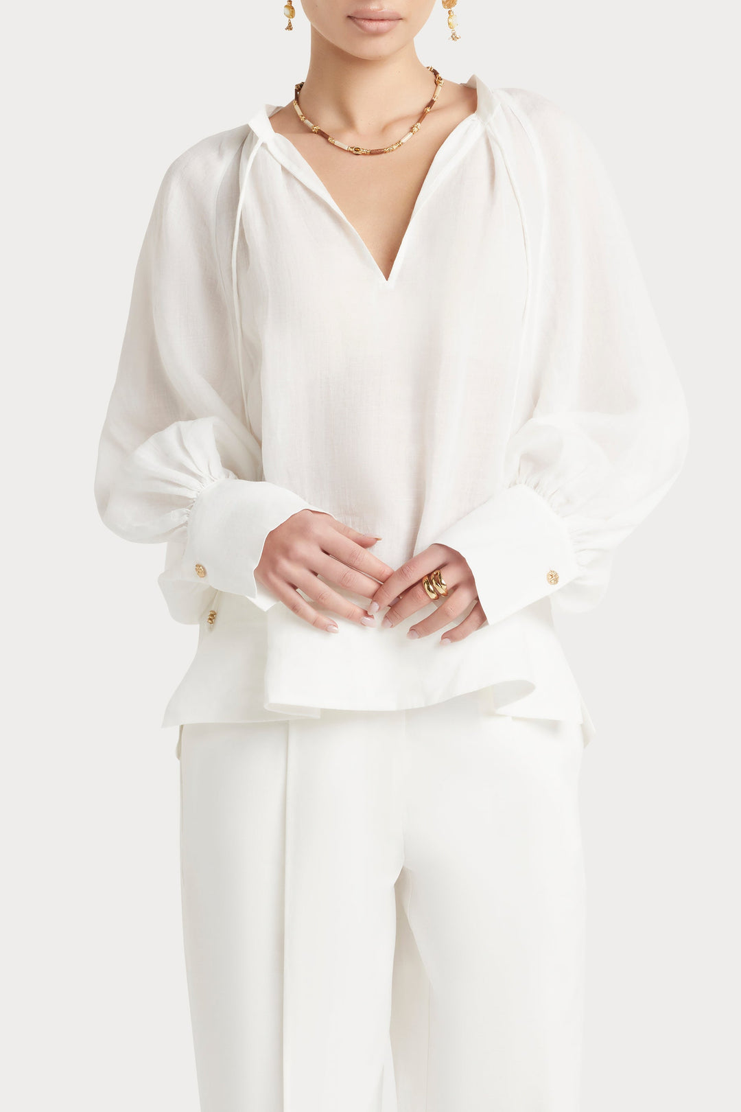 Husk Alba Top - White