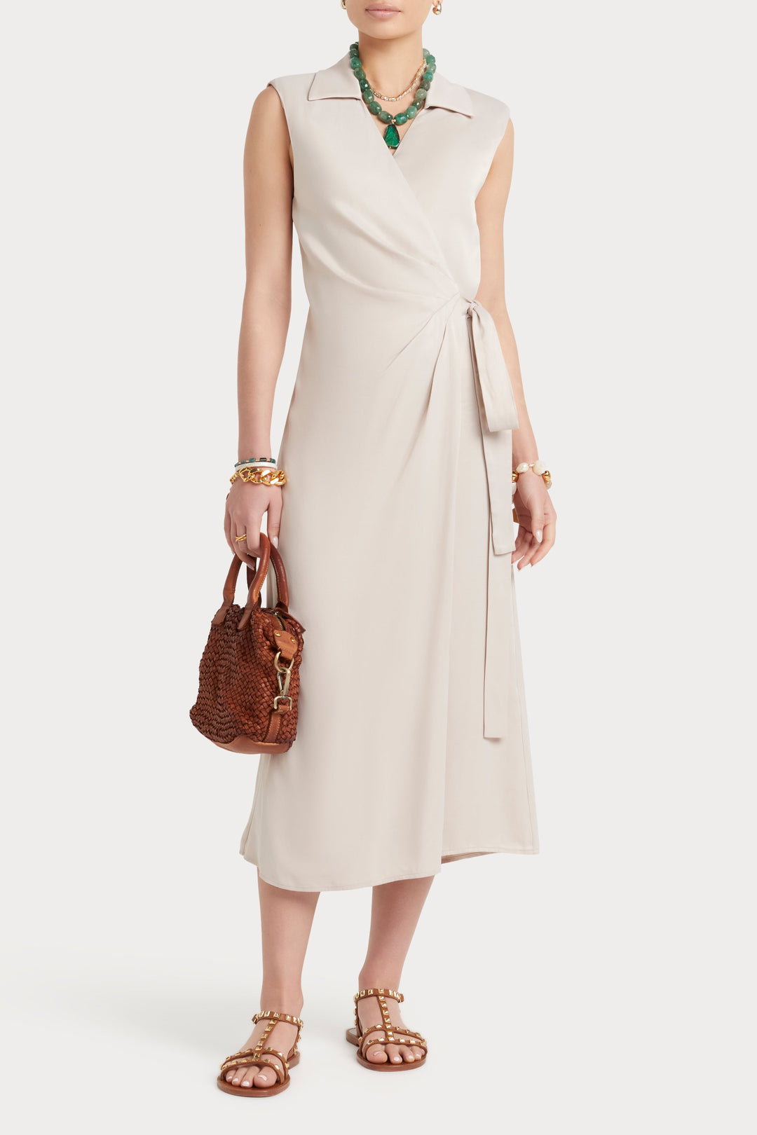 Husk Ines Dress - Stone