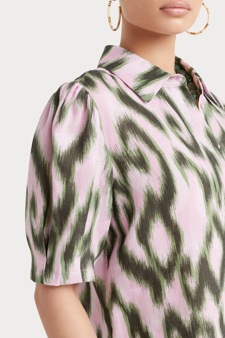 Husk Coral Top - Print